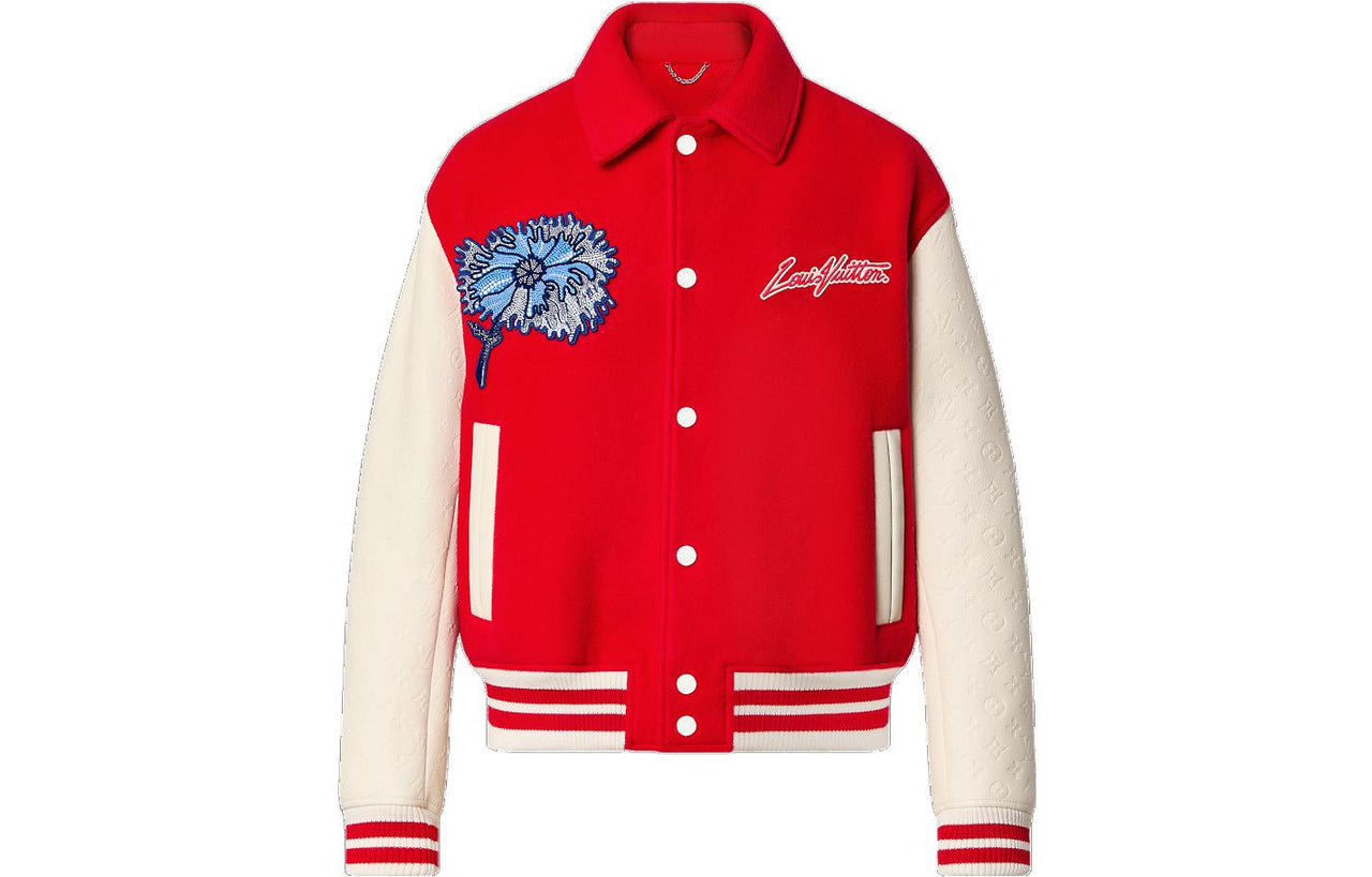 LOUIS VUITTON X Yayoi Kusama Psychedelic Flower Embroidered Varsity Blouson