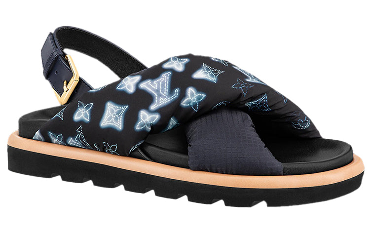 LOUIS VUITTON Beach Sandals Women's Blue