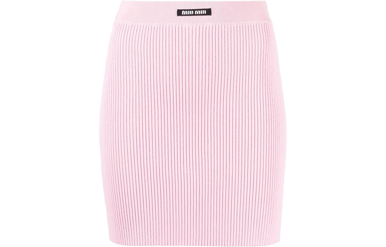 MIU MIU SS23 Casual Short Skirts Women's Pink