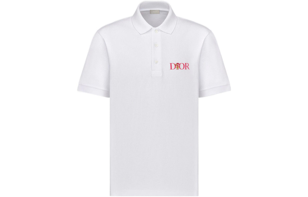 DIOR Dior Quarterly New Products Polo Shirt Men's White