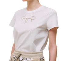 HERMES T-Shirt Women's Gray White