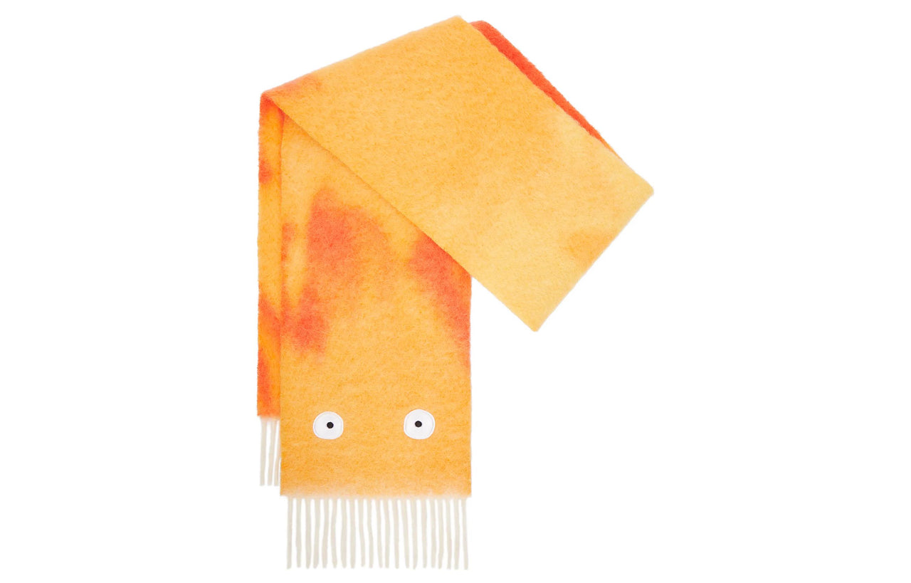 LOEWE X Howls Calcifer Scarf In Mohair And Wool Blend
