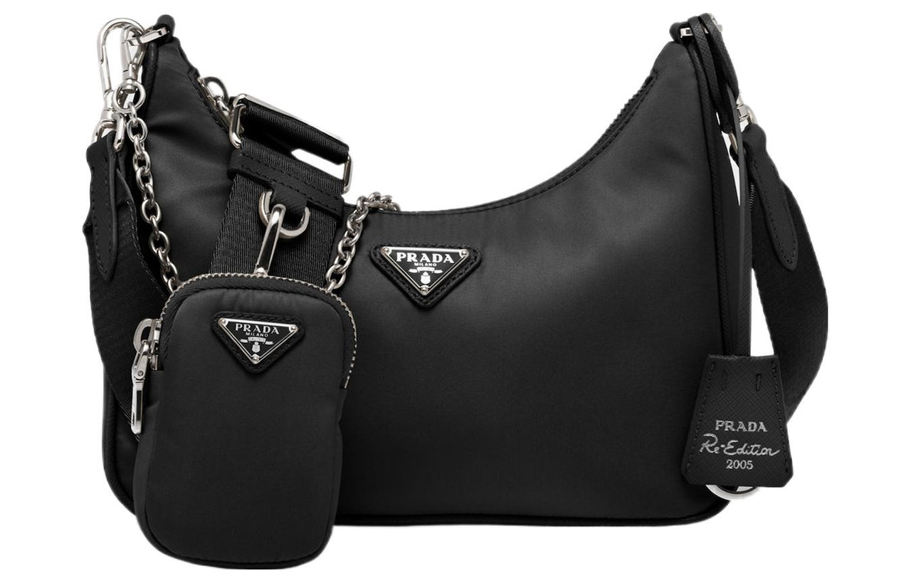 PRADA Re-Edition 2005 Shoulder Bag Nylon 'Black' 1BH204-R064-F0002-V-V9L