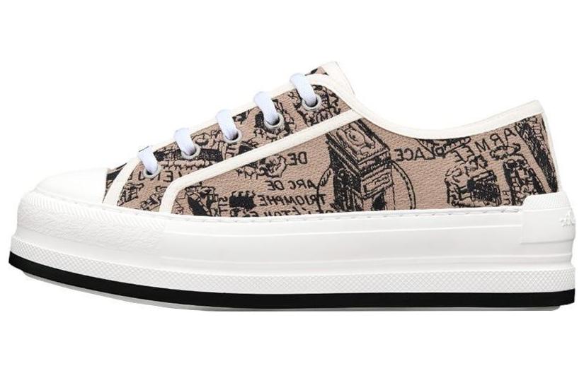 DIOR Women's Walk'N'DIOR Platform 'Plan De Paris - Beige'