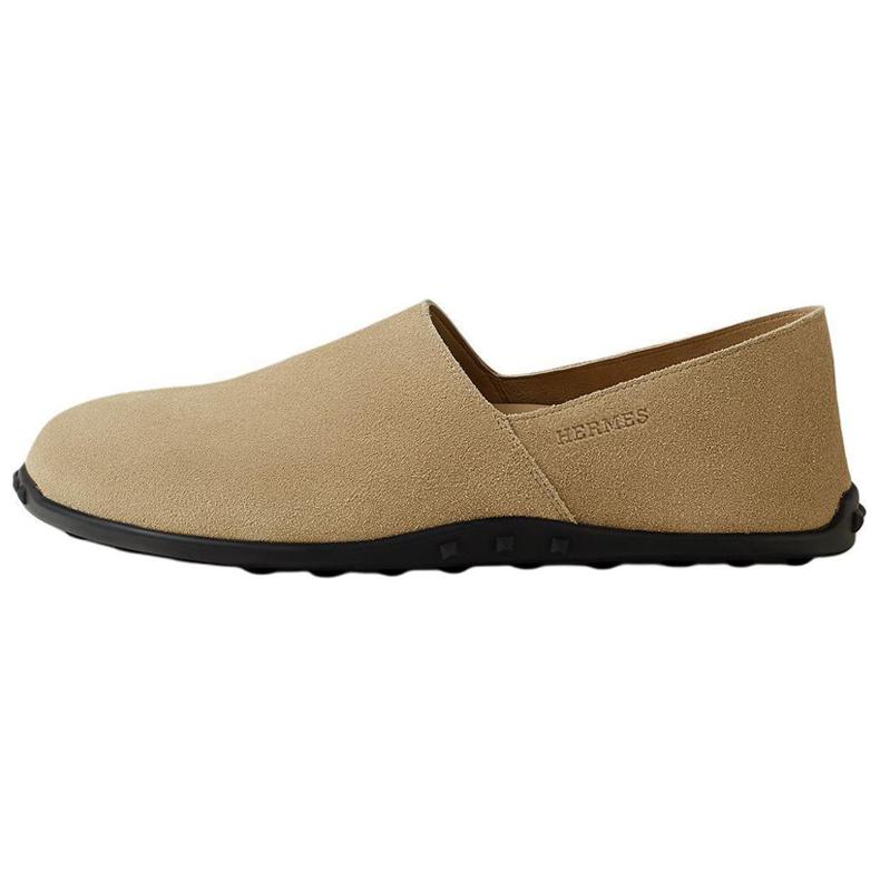 HERMES Kajou Casual Shoes Men's Khaki