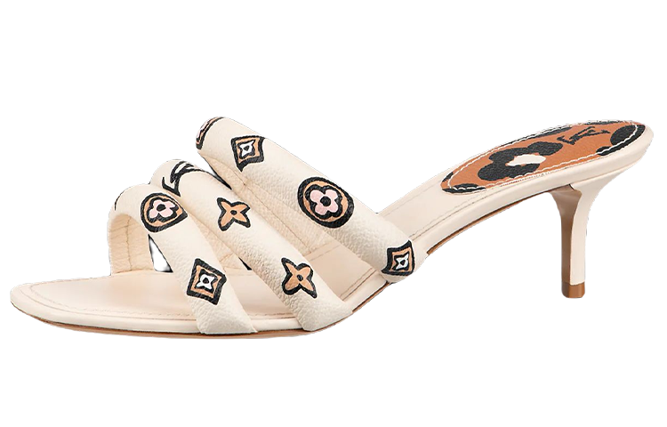 LOUIS VUITTON Appeal Slide Slippers Women's White