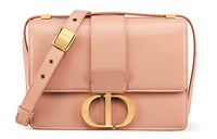DIOR Smooth Cow Leather Box Bag, Crossbody Bag, Shoulder Bag Women's Rose Pink