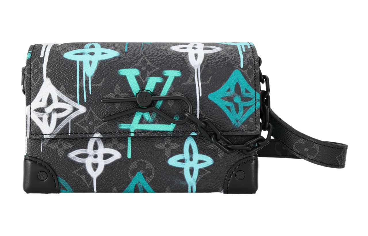 LOUIS VUITTON Steamer Wearable Wallet Lv Graffiti Multicolor