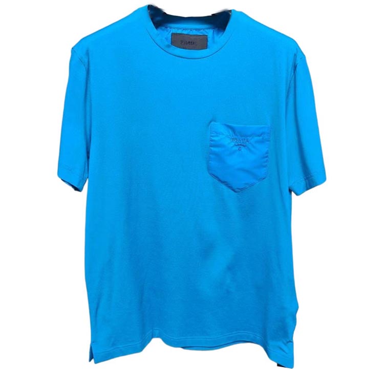 PRADA T-Shirts Men Blue