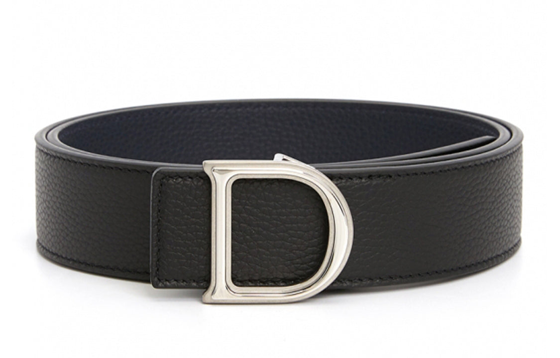 DIOR Leather Belts Men Black