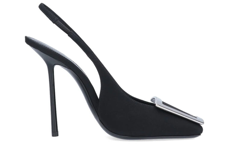 SAINT LAURENT Slim Heel High Heels 11.4cm Women's Black
