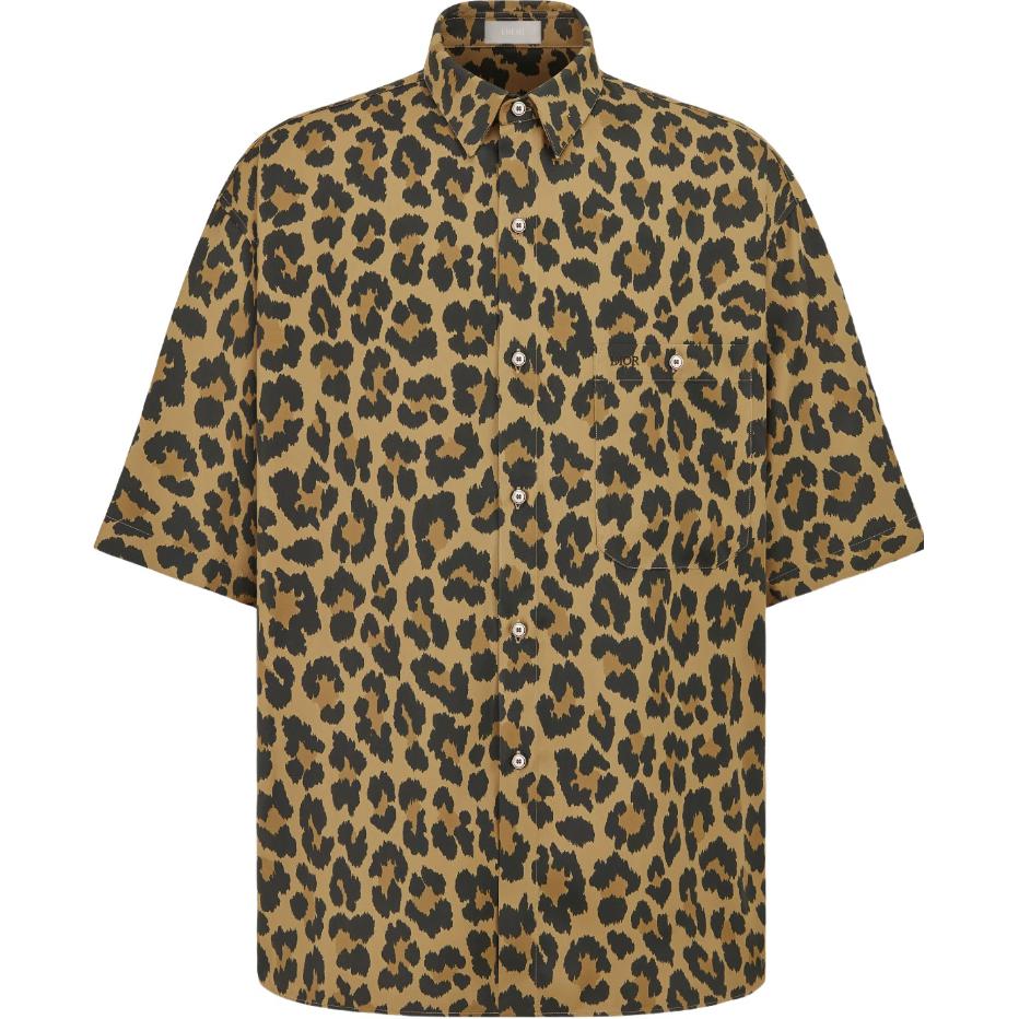 DIOR FW22 Shirt Men's Leopard Print
