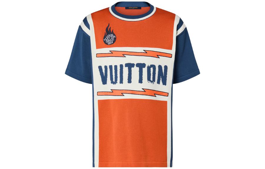 LOUIS VUITTON Short-Sleeved Cotton T-Shirt
