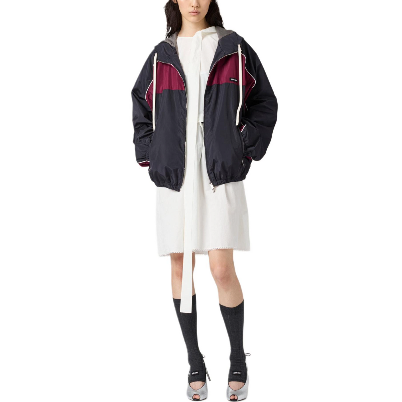 MIU MIU SS25 Jackets Coats Women's Blue Red