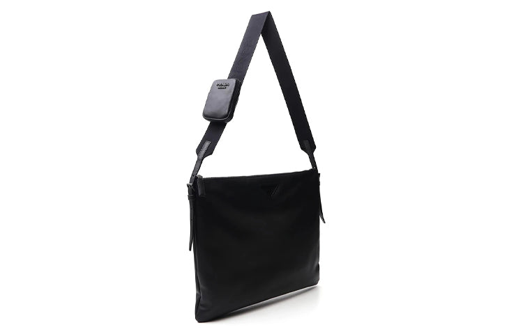 PRADA Calfskin Crossbody Bag Regular Men's Black