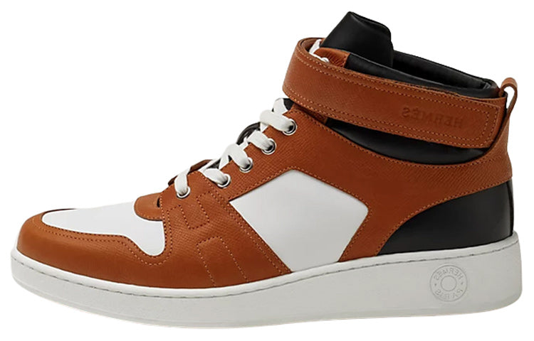 HERMES Freestyle Stylish Skateboarding Shoes Men's Brown White Black