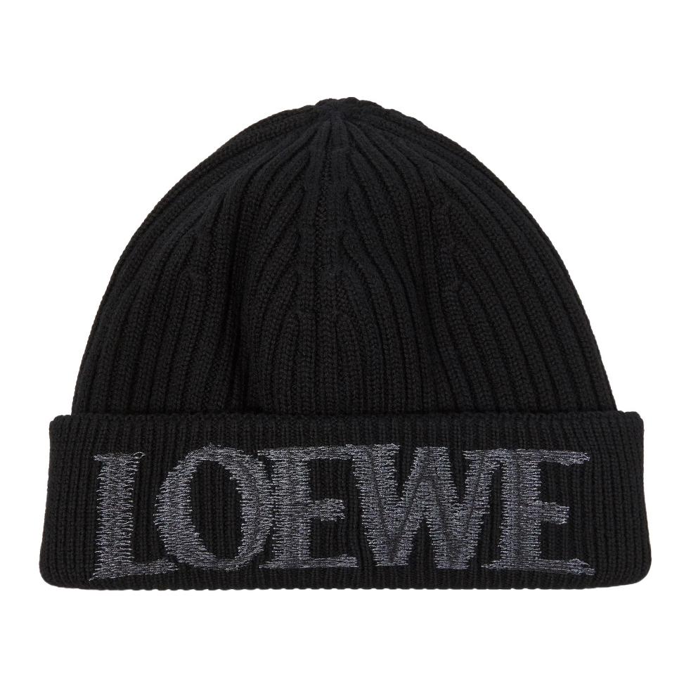 LOEWE Logo-embroidered Beanie