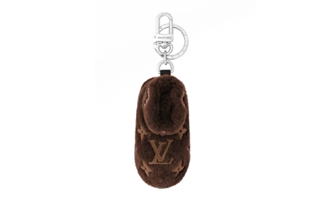 LOUIS VUITTON Monogram Footprint Bag Charm & Key Holder