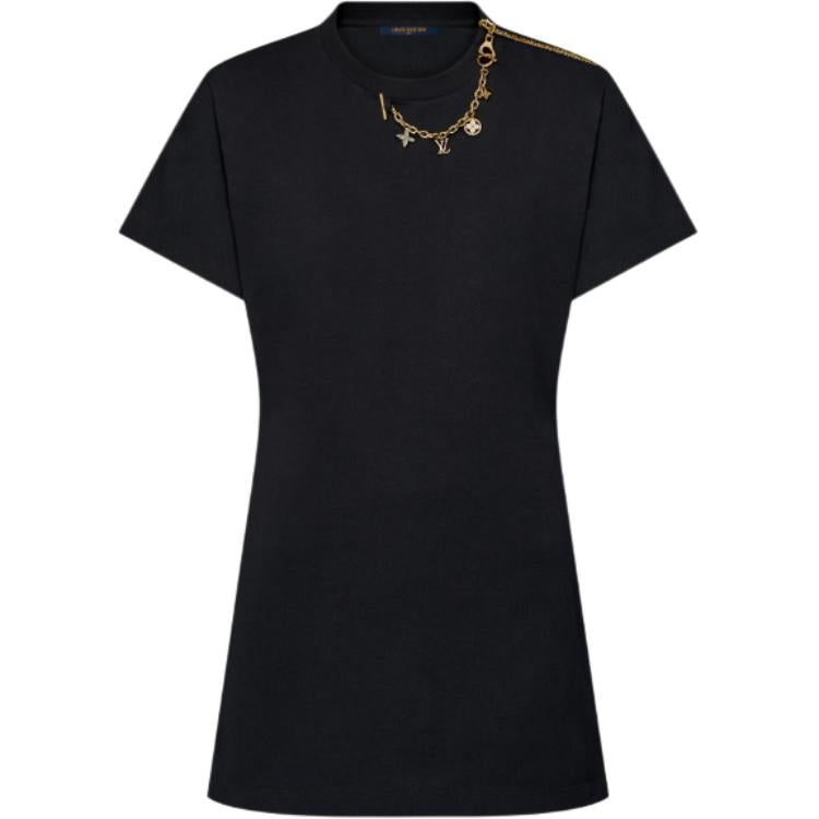 LOUIS VUITTON Lv Charm T-Shirt Dress