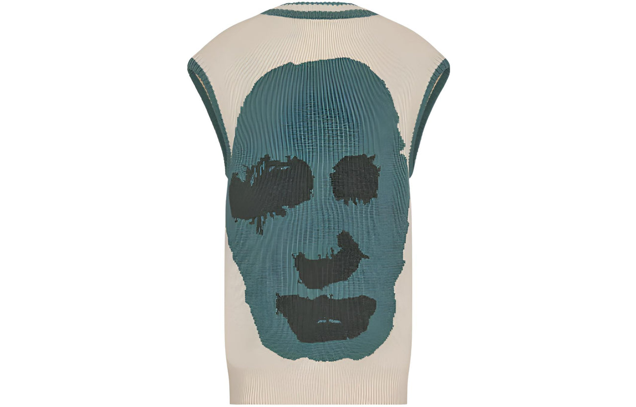 DIOR X Cactus Jack Oversized Sleeveless Sweater