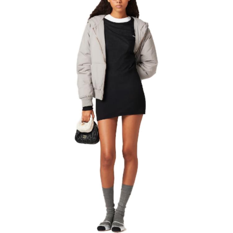 MIU MIU Jackets Coats Women's Marble Gray