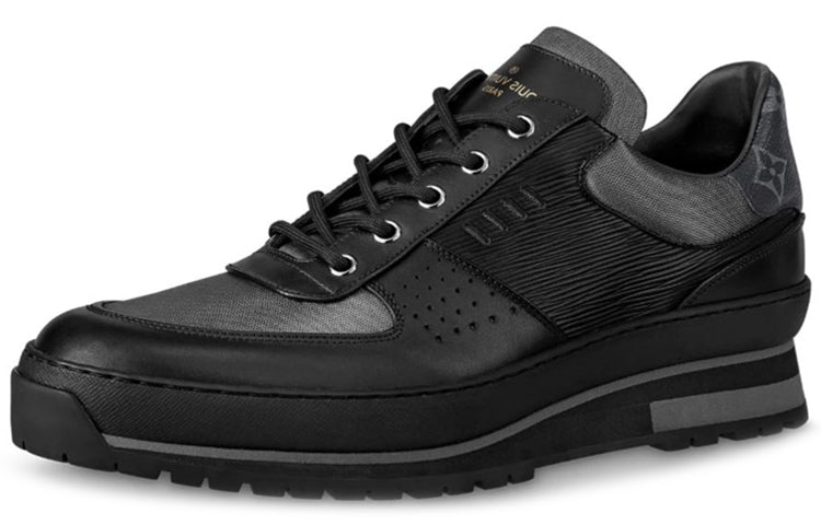 LOUIS VUITTON Harlem Monogram Sneakers 'Black Epi Leather'
