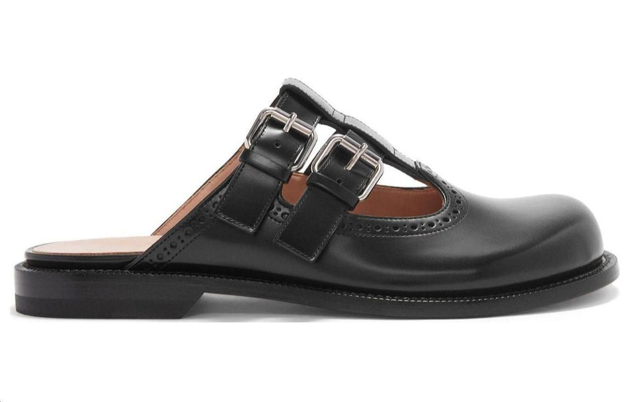 LOEWE Campo Mary Jane Mule Black Women's