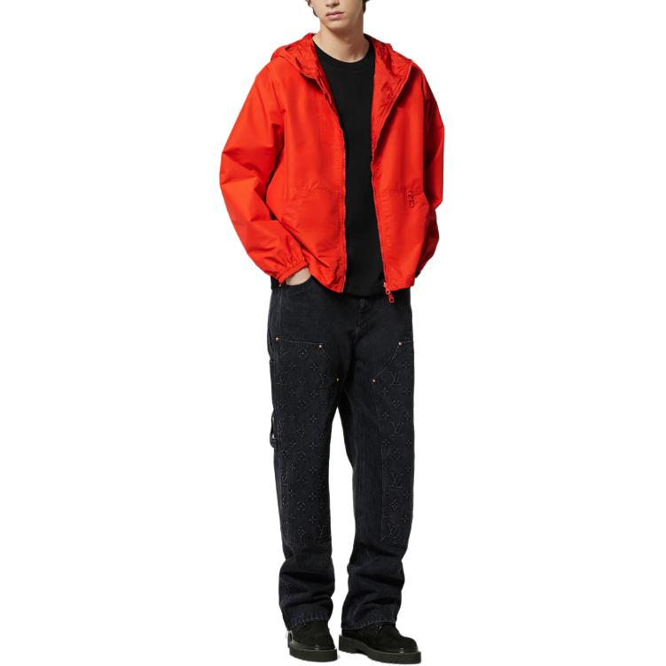 LOUIS VUITTON Monogram Reversible Nylon Windbreaker