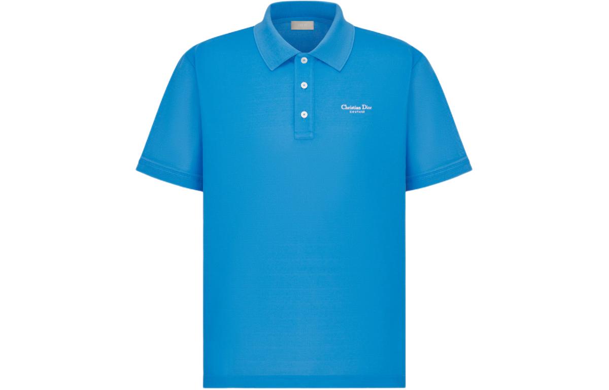 DIOR SS24 Polo Shirt Men's Blue
