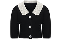 MIU MIU Crop Tops Women's Black