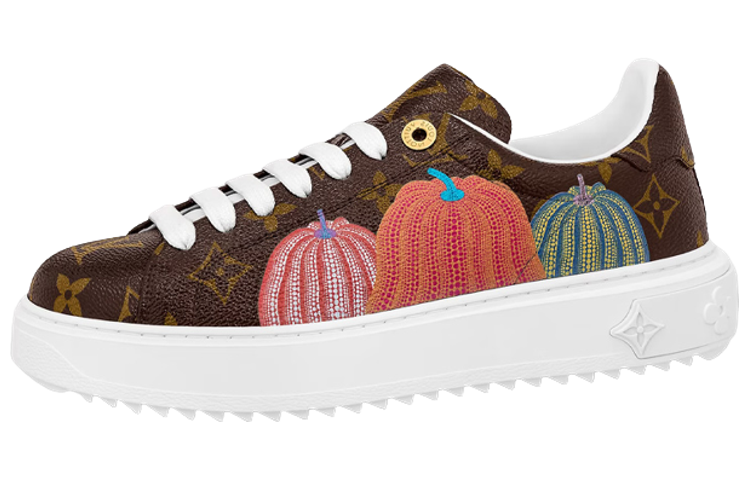 LOUIS VUITTON X Yk Academy Time Out Sneakers 'Brown Monogram With Icons' Women's