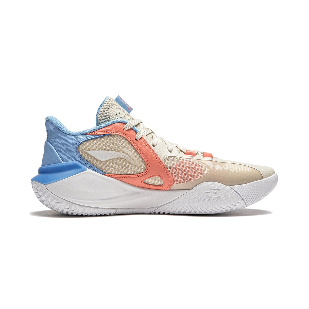Li-Ning BadFive Storm 8 Low 'White Orange Blue' ABFU025-4