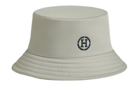 HERMES Cotton Linen Bucket Hats Unisex Beige