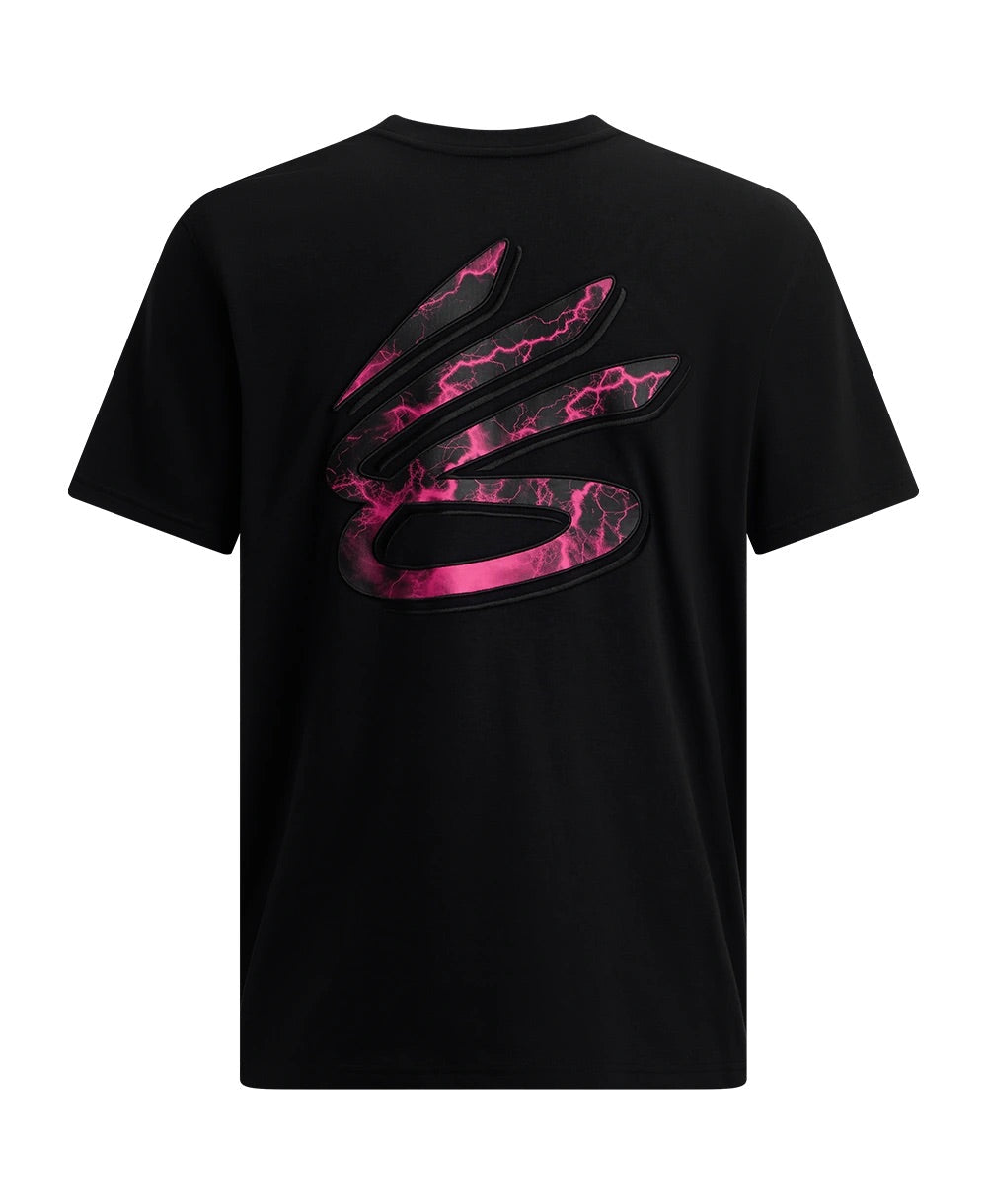 Under Armour Curry Tour Graphic T-shirt 'Black Pink' 6003083-001