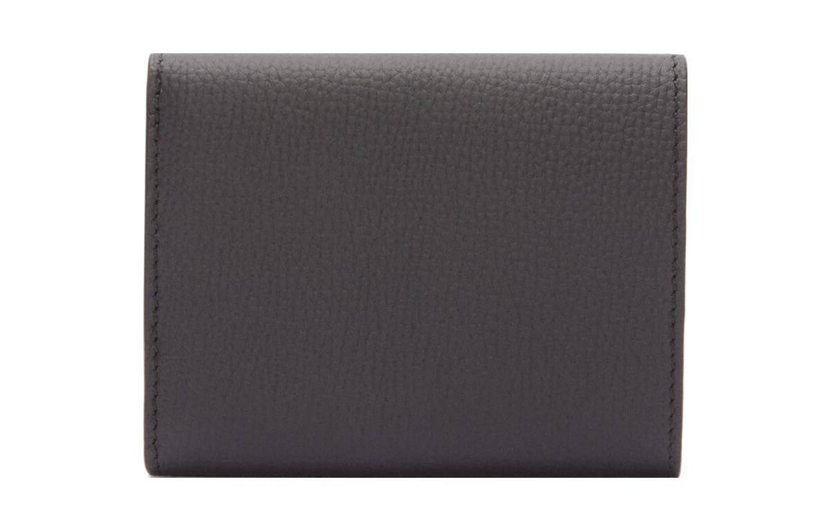 LOEWE Anagram Pebbled Calfskin Wallet Women's Black