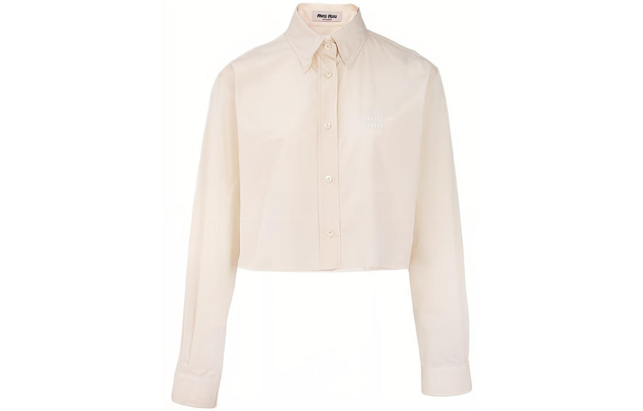 MIU MIU SS24 Shirt Women's Ivory