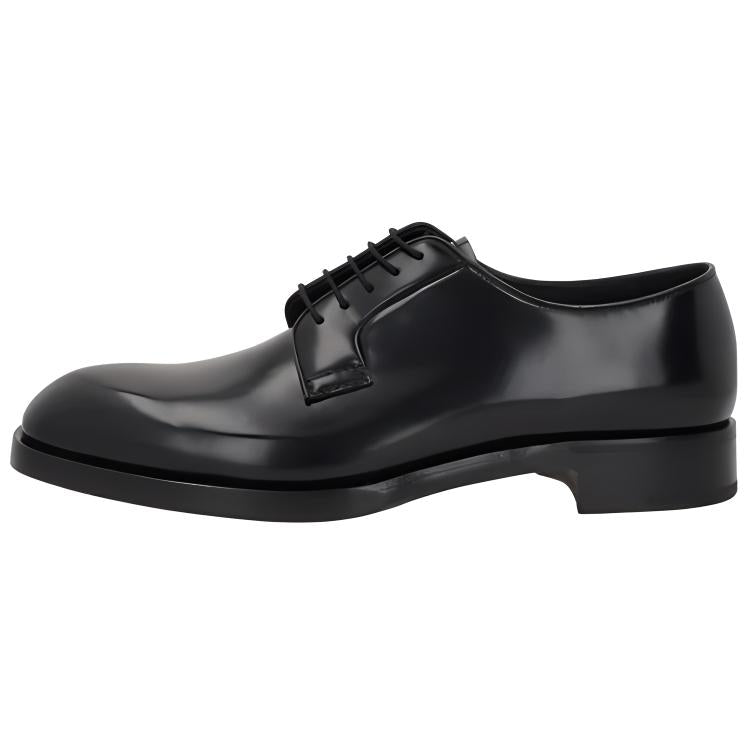 PRADA Dress Shoes Men Low-Top Black