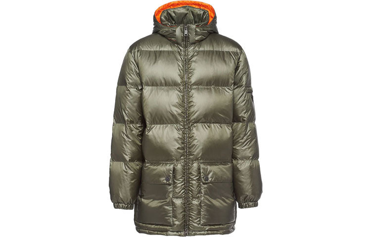PRADA Down Jackets Men Green