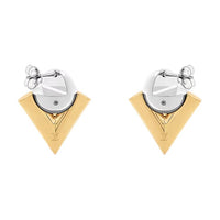 LOUIS VUITTON V For Vuitton Pearl And Metal Earrings