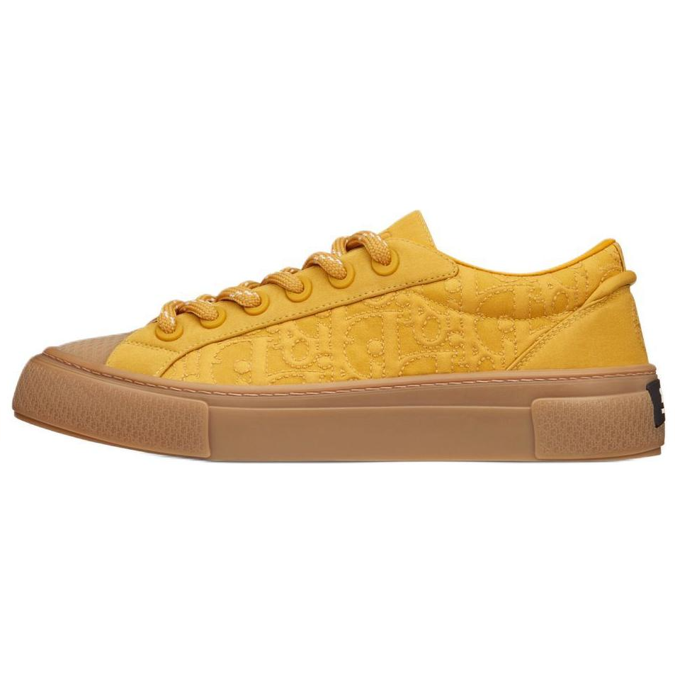 STONE ISLAND x DIOR B33 Platform Shoes Low-Top Skateboard Shoes Men's Yellow