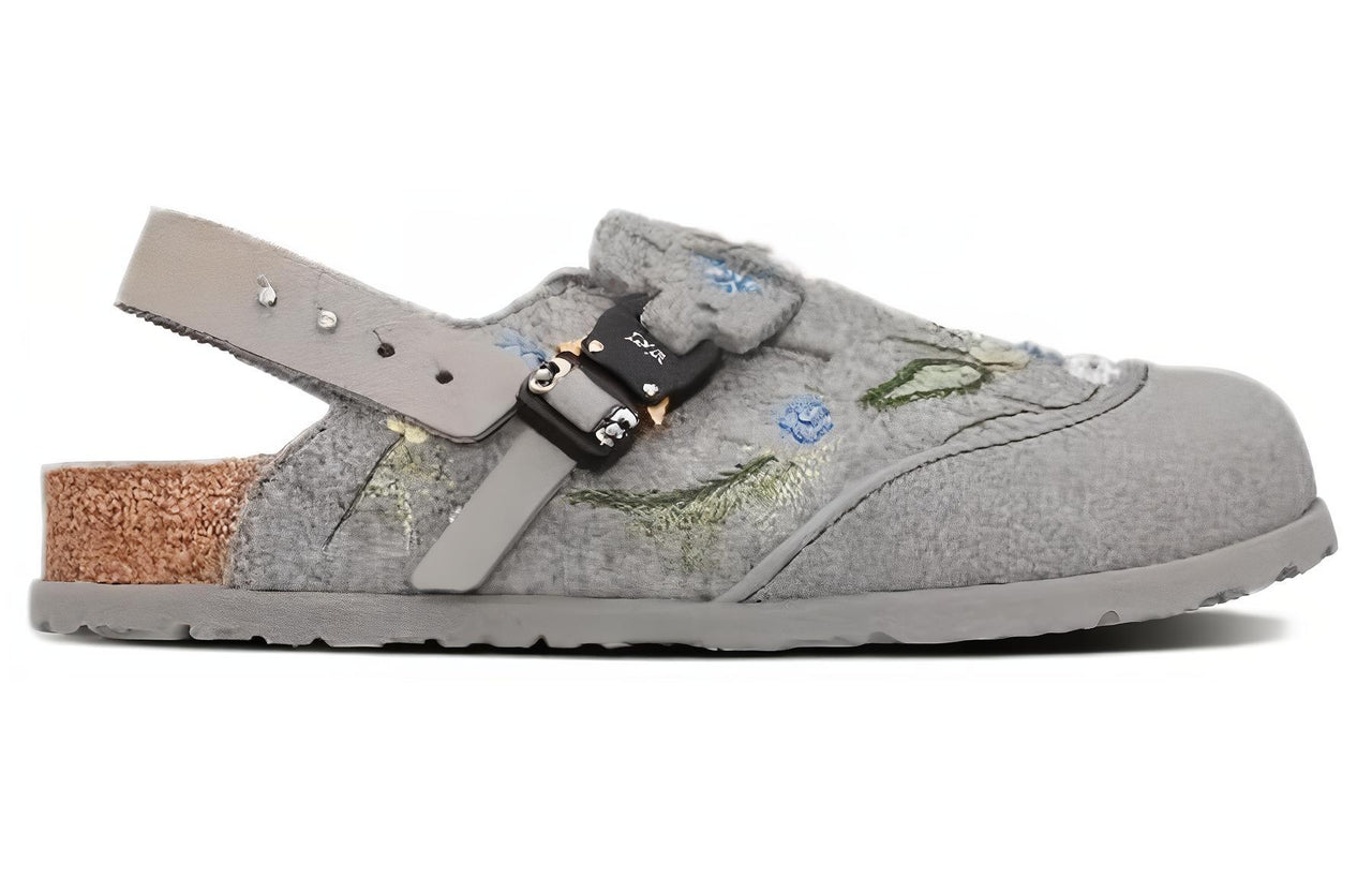 DIOR By Birkenstock Mule Tokio Felted Wool Flowers