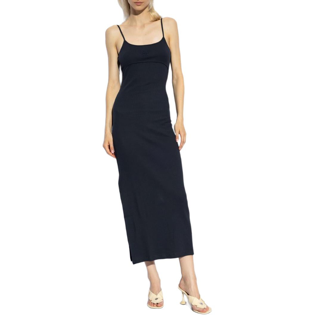 LOEWE Anagram-motif Midi Dress