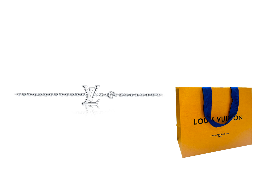 LOUIS VUITTON Idylle Blossom Lv Bracelet White Gold And Diamond