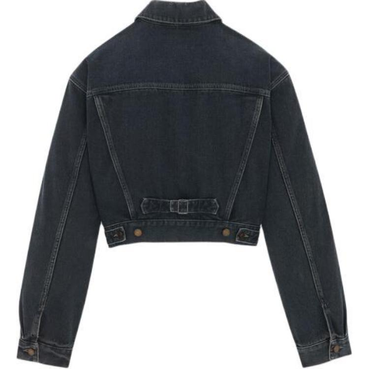 SAINT LAURENT Neo 80s Denim Jacket 'Black'