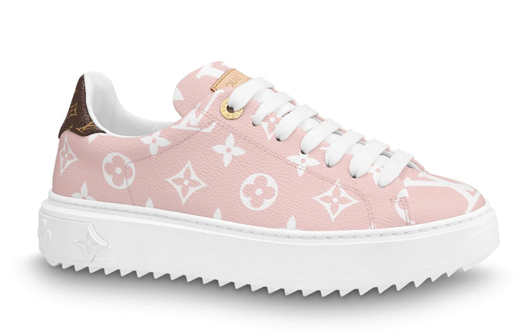 LOUIS VUITTON Time Out Sneaker 'Pink Monogram' Women's