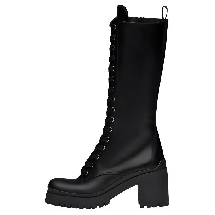 MIU MIU Knee high Boots Women's Black