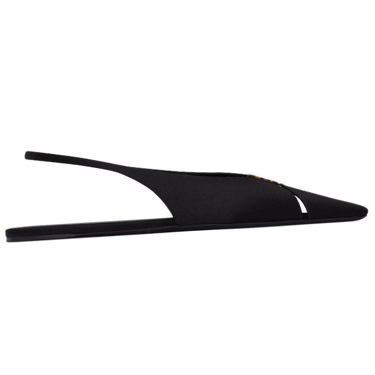 SAINT LAURENT Babylone Slingback Flats Women's