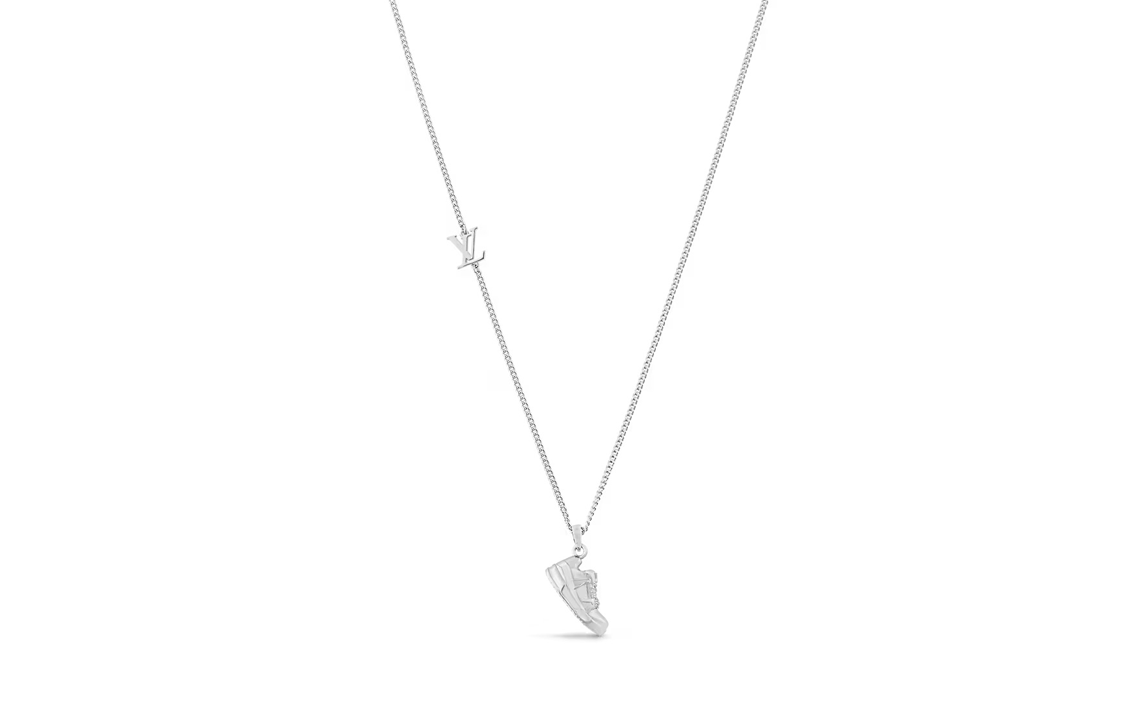 LOUIS VUITTON Brass Necklaces Men's Silver