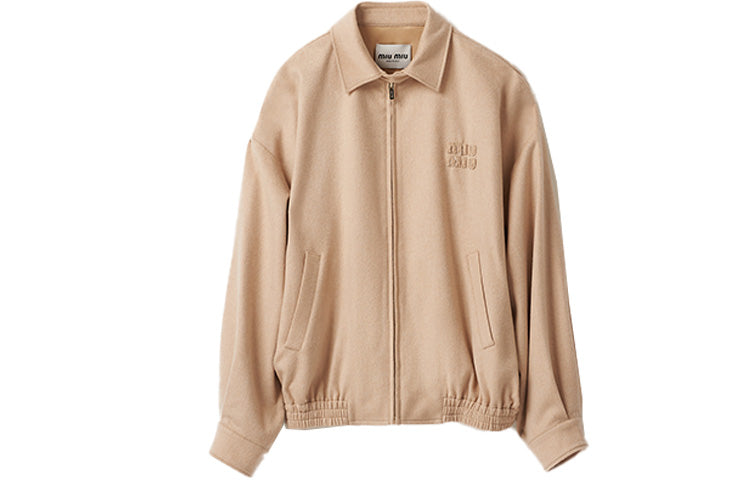 MIU MIU Jackets Women's Sand Yellow