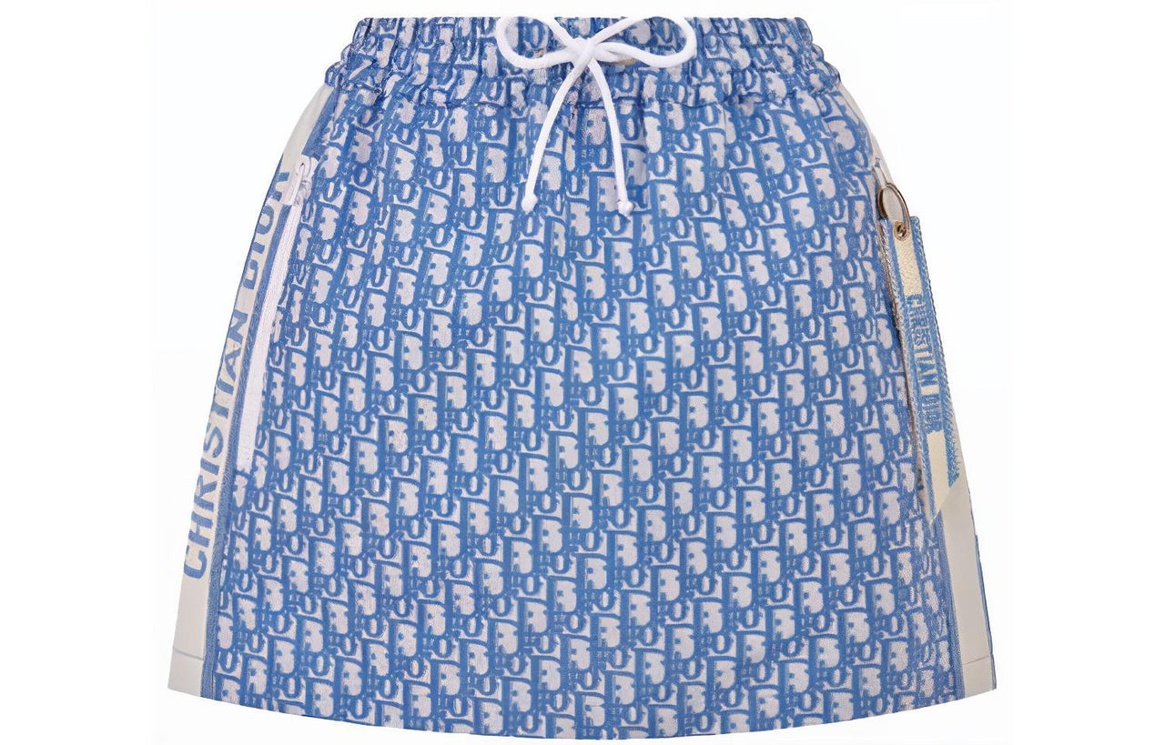 DIOR Quarterly New Products SS22 Casual Short Skirts Women's Cornflower Blue